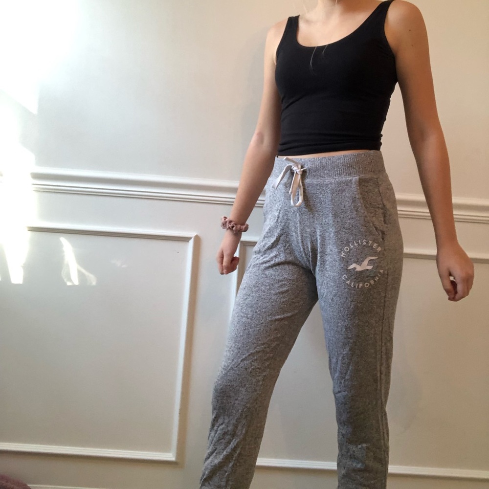 Gray Hollister Sweatpants